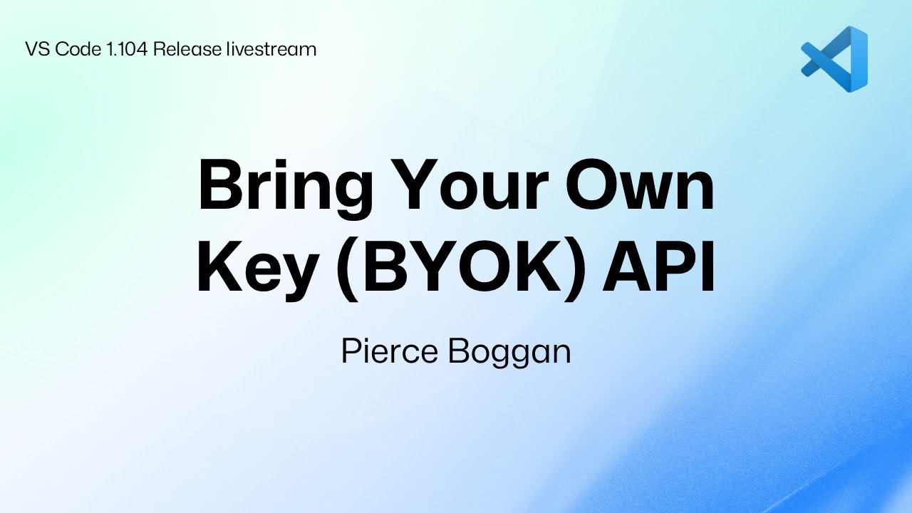 Watch BYOK in VS Code on YouTube (opens in new tab).