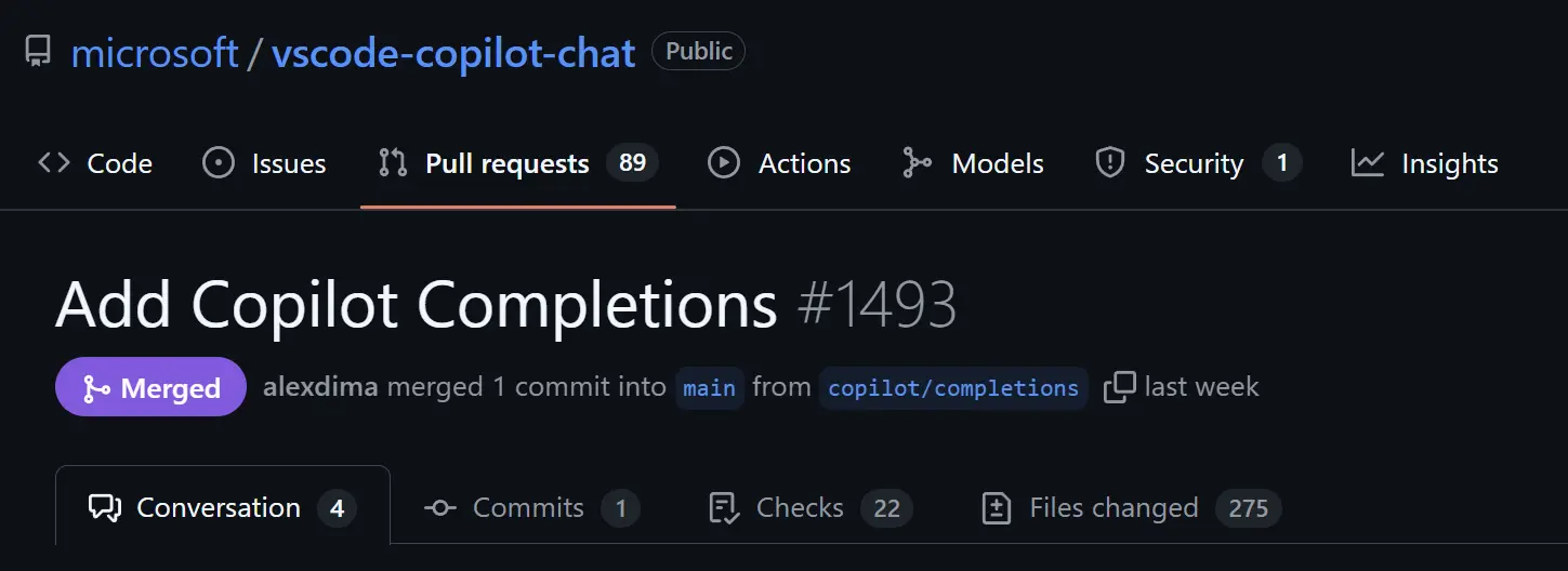 PR to OSS suggestions