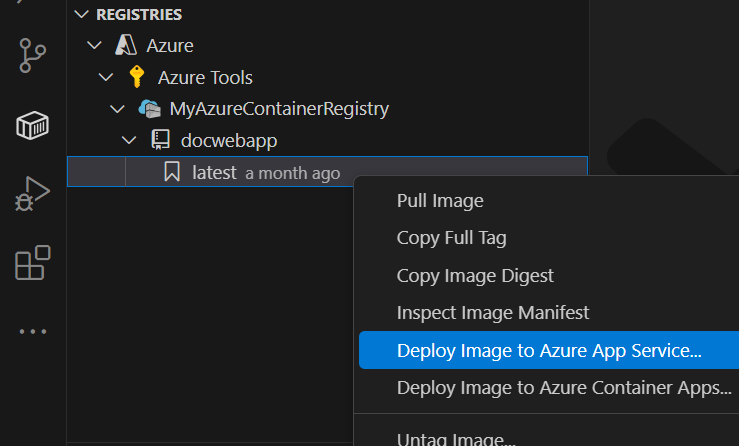 Deploy to Azure App Service