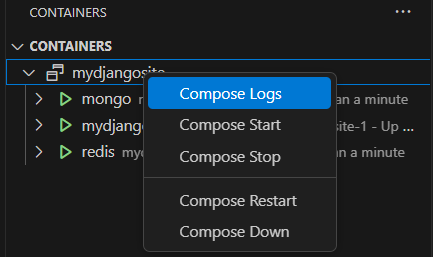 Docker Compose Groups