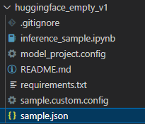 Template project files